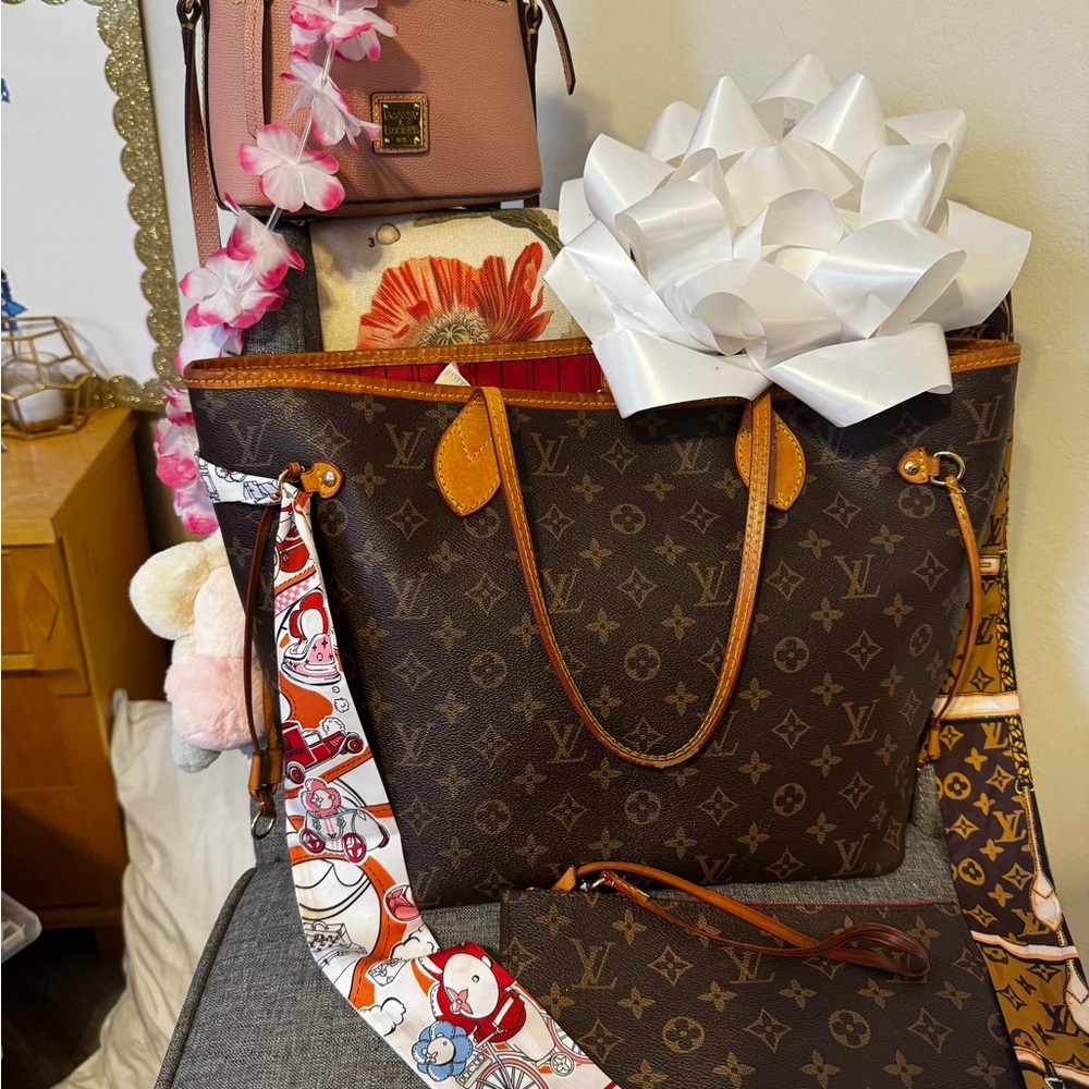 Louis Vuitton Brown Monogram Tote Bag